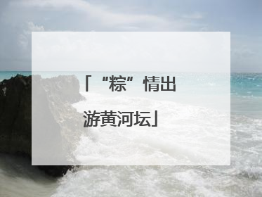 “粽”情出游黄河坛