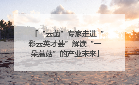 “云菌”专家走进“彩云英才荟”解读“一朵蘑菇”的产业未来
