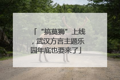 “搞莫狮”上线，武汉方言主题乐园年底也要来了