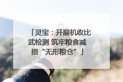 灵宝：开展机收比武检测 筑牢粮食减损“无形粮仓”