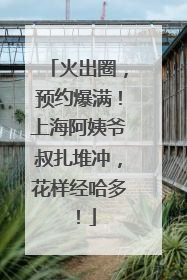 火出圈，预约爆满！上海阿姨爷叔扎堆冲，花样经哈多！