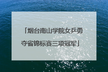 烟台南山学院女乒勇夺省锦标赛三项冠军