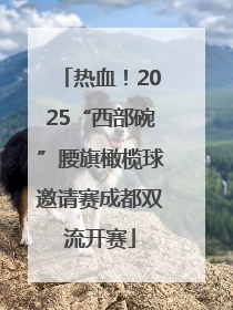 热血！2025“西部碗”腰旗橄榄球邀请赛成都双流开赛