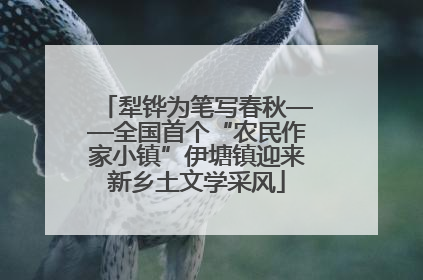 犁铧为笔写春秋——全国首个“农民作家小镇”伊塘镇迎来新乡土文学采风