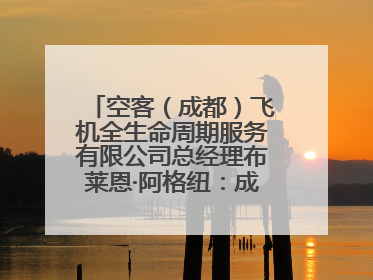 空客（成都）飞机全生命周期服务有限公司总经理布莱恩·阿格纽：成都航空产业生态完备，营商环境优势显著