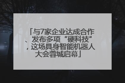 与7家企业达成合作、发布多项“硬科技”，这场具身智能机器人大会蓉城启幕