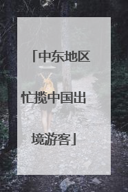 中东地区忙揽中国出境游客