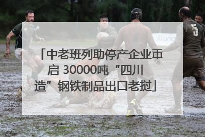 中老班列助停产企业重启 30000吨“四川造”钢铁制品出口老挝