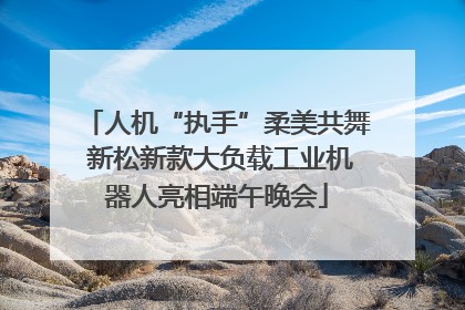 人机“执手”柔美共舞 新松新款大负载工业机器人亮相端午晚会