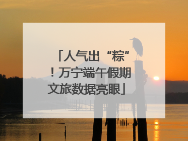 人气出“粽”！万宁端午假期文旅数据亮眼