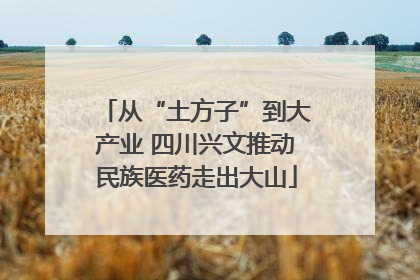 从“土方子”到大产业 四川兴文推动民族医药走出大山
