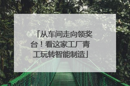 从车间走向领奖台！看这家工厂青工玩转智能制造