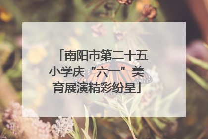 南阳市第二十五小学庆“六一”美育展演精彩纷呈