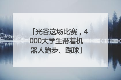 光谷这场比赛，4000大学生带着机器人跑步、踢球