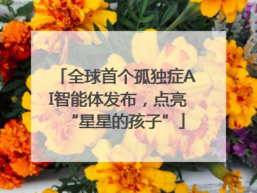 全球首个孤独症AI智能体发布，点亮“星星的孩子”