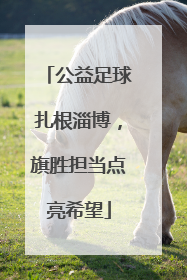 公益足球扎根淄博，旗胜担当点亮希望