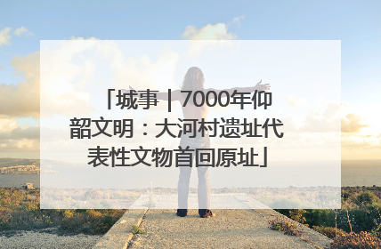 城事｜7000年仰韶文明：大河村遗址代表性文物首回原址