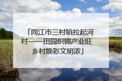 同江市三村镇拉起河村——田园织锦产业旺 乡村焕彩文明浓