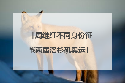 周继红不同身份征战两届洛杉矶奥运