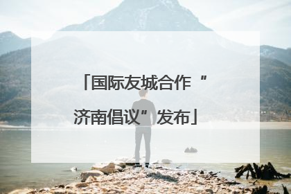 国际友城合作“济南倡议”发布