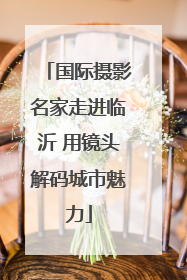 国际摄影名家走进临沂 用镜头解码城市魅力
