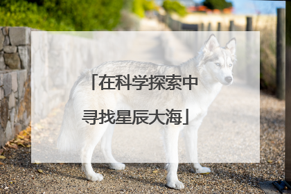 在科学探索中寻找星辰大海
