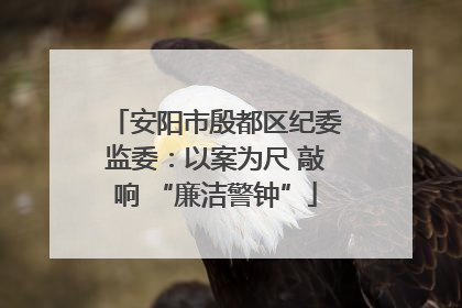 安阳市殷都区纪委监委：以案为尺 敲响 “廉洁警钟”