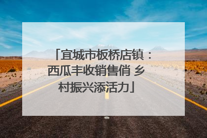 宜城市板桥店镇：西瓜丰收销售俏 乡村振兴添活力