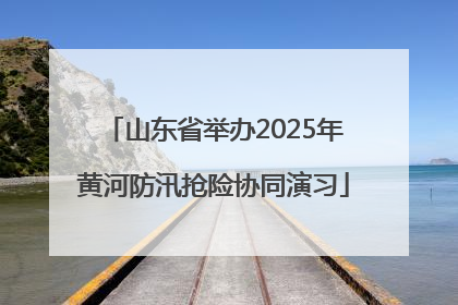 山东省举办2025年黄河防汛抢险协同演习