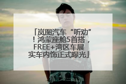 岚图汽车“听劝”！鸿蒙座舱5首搭，FREE+湾区车展实车内饰正式曝光