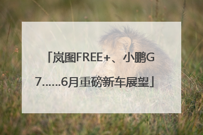 岚图FREE+、小鹏G7……6月重磅新车展望