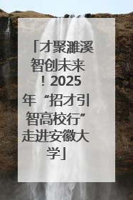才聚濉溪 智创未来！2025年“招才引智高校行”走进安徽大学