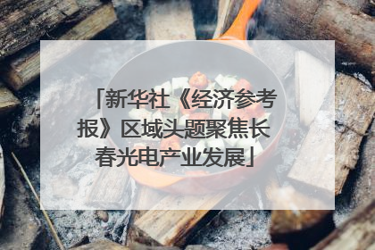 新华社《经济参考报》区域头题聚焦长春光电产业发展