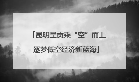昆明呈贡乘“空”而上 逐梦低空经济新蓝海