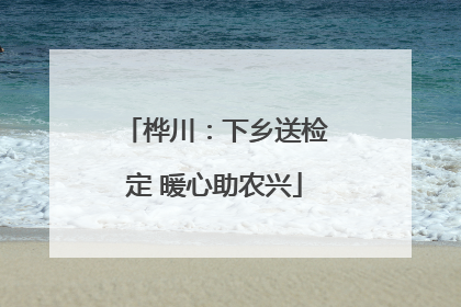 桦川：下乡送检定 暖心助农兴