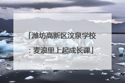 潍坊高新区汶泉学校：麦浪里上起成长课