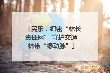 民乐：织密“林长责任网” 守护交通林带“绿动脉”