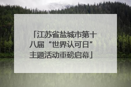 江苏省盐城市第十八届“世界认可日”主题活动重磅启幕