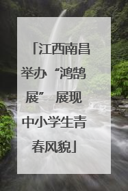 江西南昌举办“鸿鹄展” 展现中小学生青春风貌