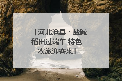 河北沧县：盐碱稻田过端午 特色农旅迎客来