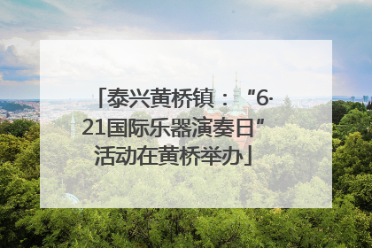 泰兴黄桥镇：“6·21国际乐器演奏日”活动在黄桥举办
