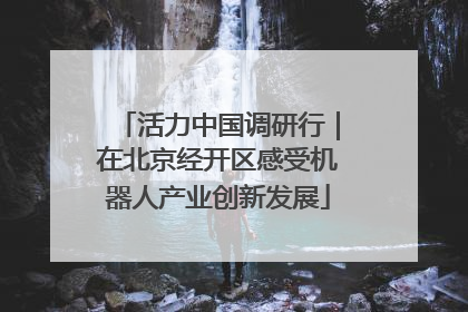 活力中国调研行｜在北京经开区感受机器人产业创新发展