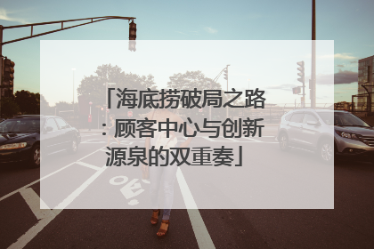 海底捞破局之路：顾客中心与创新源泉的双重奏