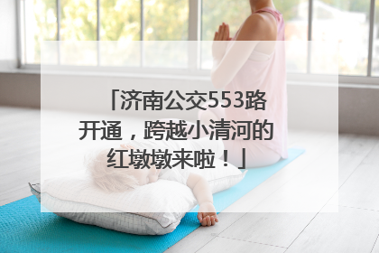 济南公交553路开通，跨越小清河的红墩墩来啦！