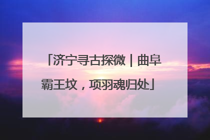 济宁寻古探微｜曲阜霸王坟，项羽魂归处