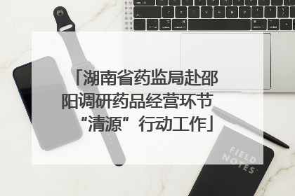 湖南省药监局赴邵阳调研药品经营环节“清源”行动工作