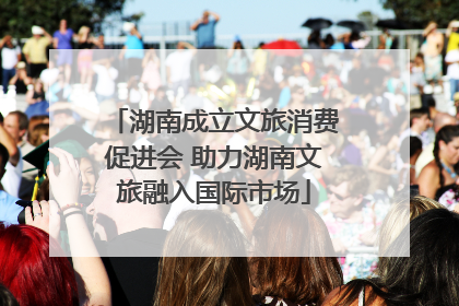 湖南成立文旅消费促进会 助力湖南文旅融入国际市场