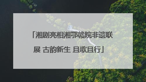 湘剧亮相湘鄂赣皖非遗联展 古韵新生 且歌且行