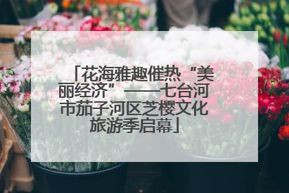花海雅趣催热“美丽经济”——七台河市茄子河区芝樱文化旅游季启幕