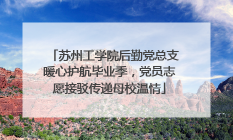 苏州工学院后勤党总支暖心护航毕业季，党员志愿接驳传递母校温情